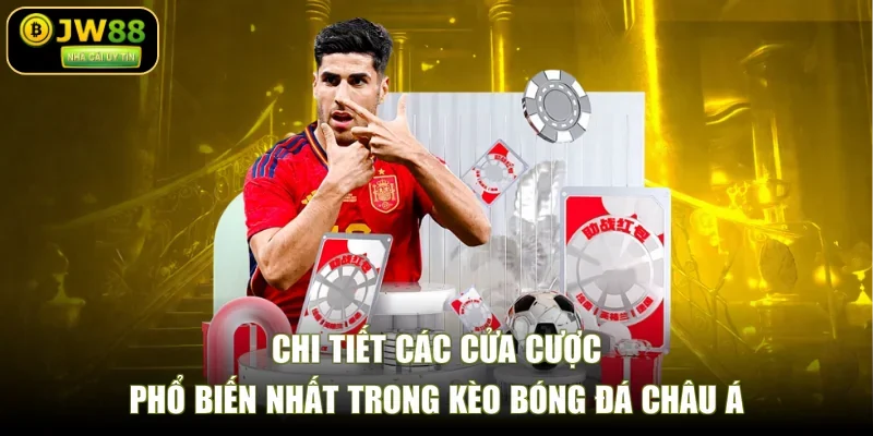 Chi tiết các cửa cược phổ biến nhất trong kèo bóng đá châu Á