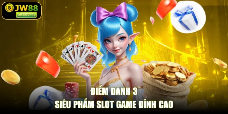 Điểm danh 3 siêu phẩm slot game đỉnh cao